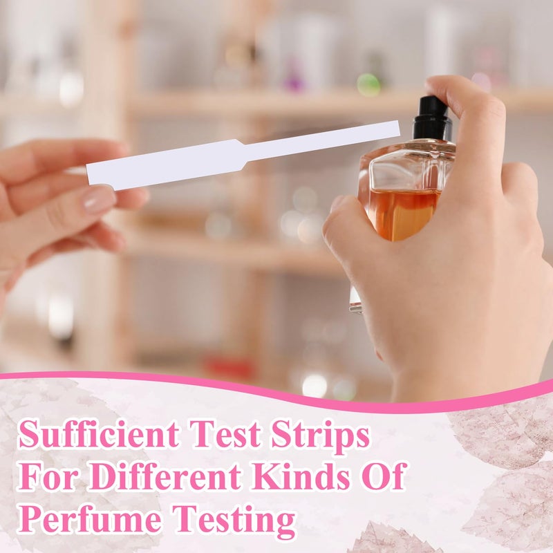 LHSYFBZ 600Pcs Perfume Test Strips, Fragrance Paper Strips, White Blotter Strips for Diffuser Aromatherapy Testing Scents - Image 4